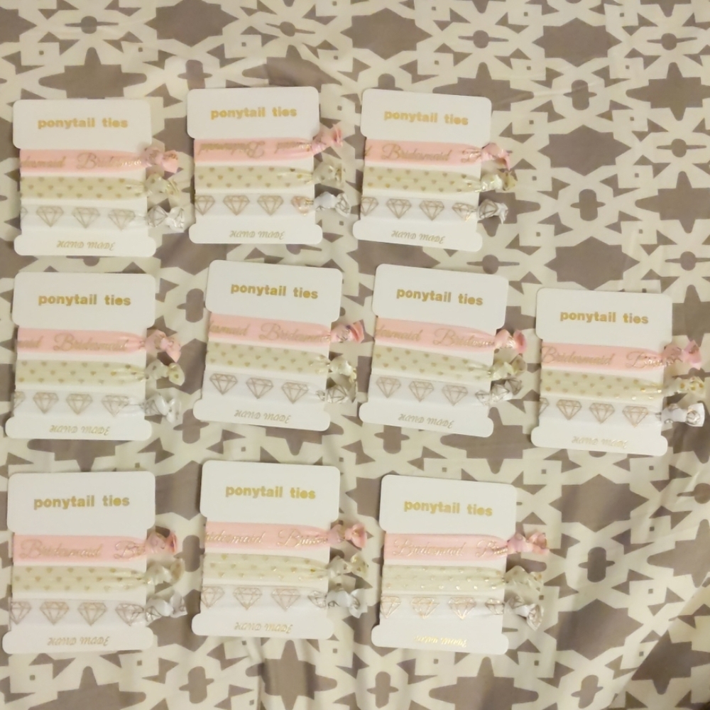 Bridesmaid Ponytail Ties